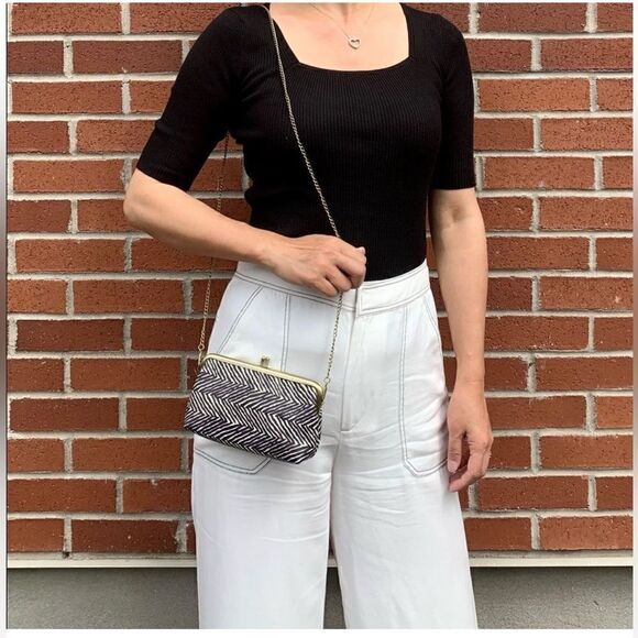 Handmade Genuine Calfskin Kisslock Clutch/Cosmetic bag/Phone Case/Crossbody - Picture 8 of 14